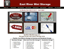 Tablet Screenshot of eastriverministorage.com